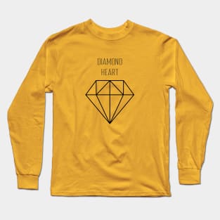 Diamond heart Long Sleeve T-Shirt